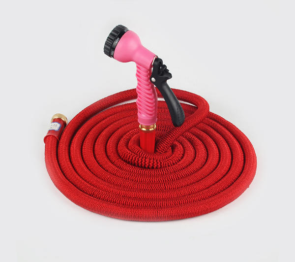 Outdoor or home high pressure water hose adjustable magic hose with spray gun