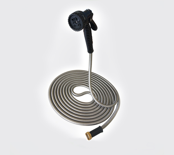 As seen on tv metal braided hose 304 stainless steel garden hose
