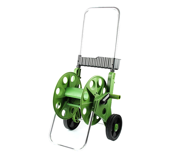 Professional garden supplier easy working hand-push type hose reel cart